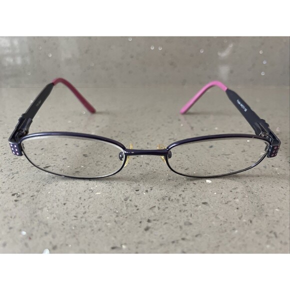 Capri Trendy T18 Purple 44-17-125 Metal Full Rim Eyeglasses Frames ONLY main image 7